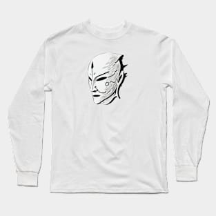 Monochrome face Long Sleeve T-Shirt